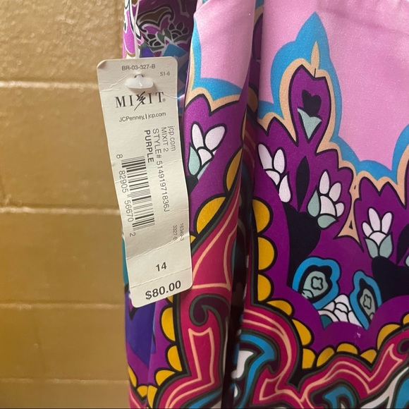 Boho Hippie - Fully Lined Paisley - Size 14 Dress - Picture 9 of 16